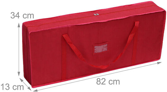 Organizator Hârtie de Împachetat Relaxdays 34x82x13cm Roșie Capacitate 10kg