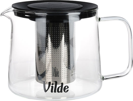 Vilde Τσαγιέρα με Φίλτρο Γυάλινη 1500ml