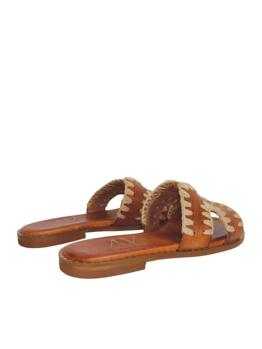 Leather Women's Anatomic Tabac Brown Sandals