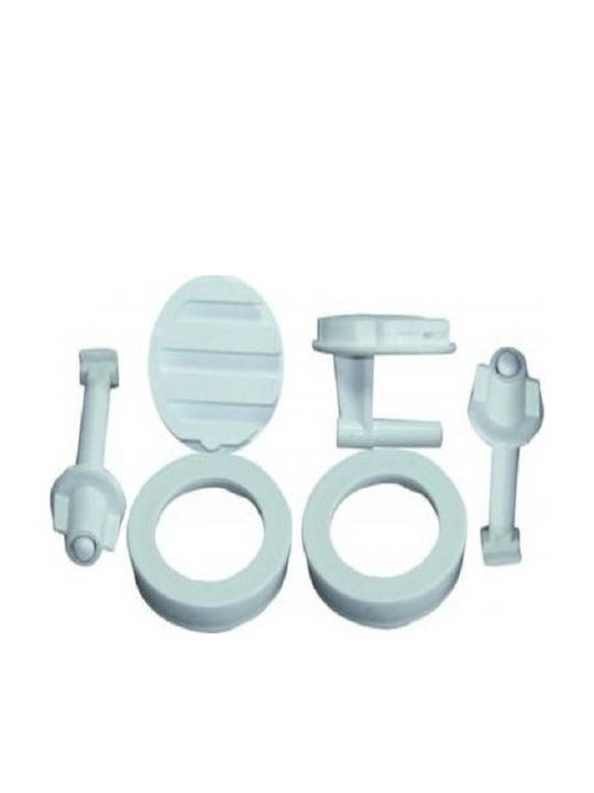 SteweHome Toilet Seat Plastic White