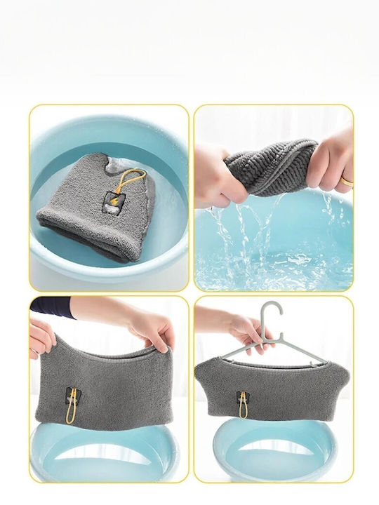 SteweHome Toilet Seat Plastic 44x36cm Gray