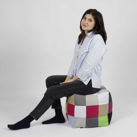 Vielseitiger Sitzsack Hocker Wasserdicht Mosaic 40x40x40cm