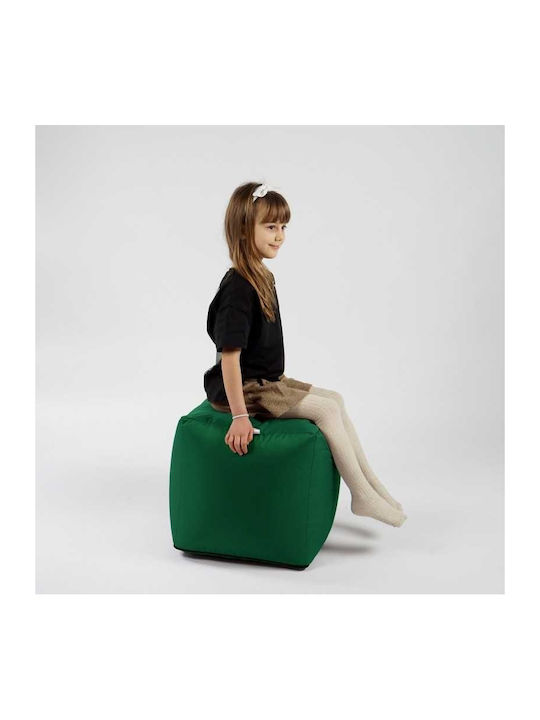 Vielseitiger Sitzsack Hocker Wasserdicht Grüner 40x40x40cm
