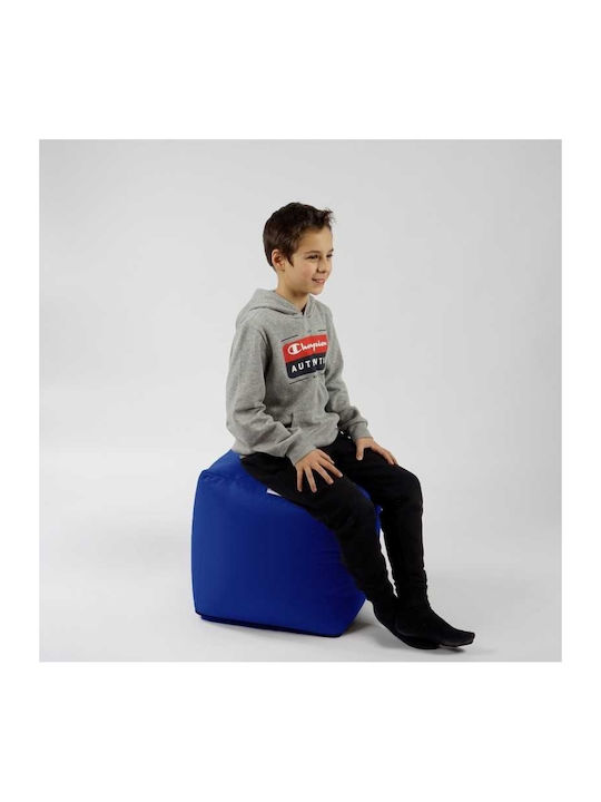 Vielseitiger Sitzsack Hocker Wasserdicht Royal Blau 40x40x40cm