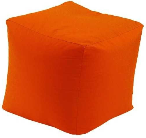 Fotolii Puf Scaun Polimorfic Impermeabil Neon Portocaliu 45x45x45cm