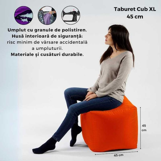 Hocker Navy Blau 45x45x45cm Hocker Navy Blau 45x45x45cm