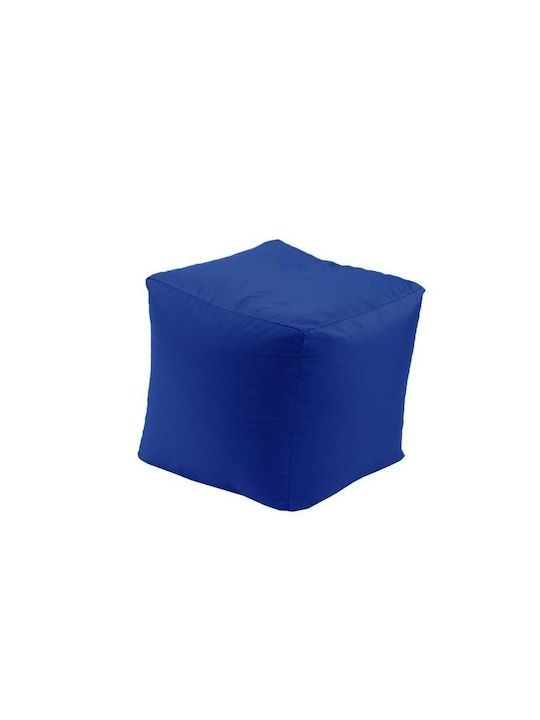 Fotolii Puf Polimorfic Scaun Impermeabil Albastru Regal 45x45x45cm