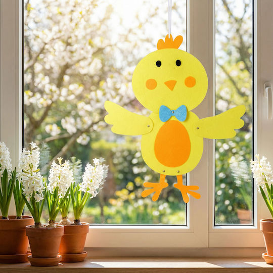 Easter Hanging Decoration Felt Chick 52x44 Cm Hanger