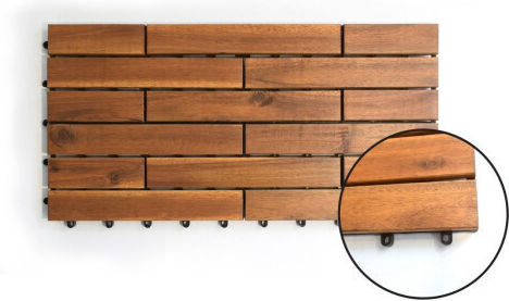 H&C Placă De Podea Pentru Exterior Mată 60x30cm Acacia