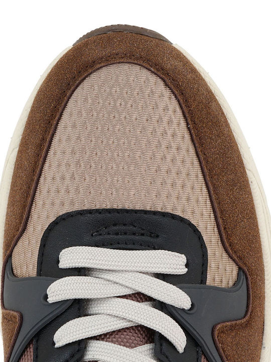 Men's Sneakers Brown Multicolor