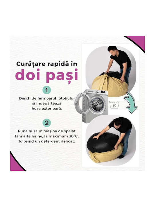 Fotolii Puf Scaun Impermeabil Tuborg Verde 45x45x45cm