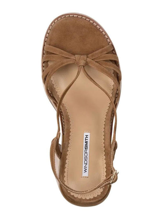 Damen Sandalen Tabac Braun