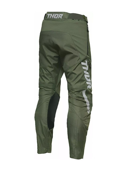 Thor MX Terrain Men's Summertime Riding Pants Army Charcoal