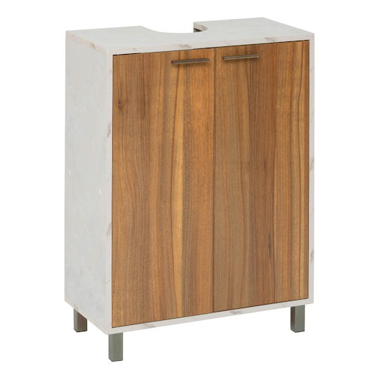 5Five Badezimmer Waschtisch-Einheit M60xB30xH80cm Weiß
