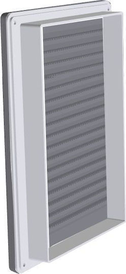 AirRoxy Vent Louvers 14x14cm Square with Sieve