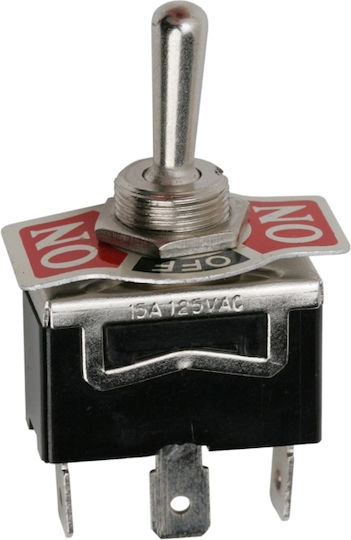 Комплект 5 Превключватели Spdt Лостови Възстановими On-off-on 10a 250v Метален Панелен Превключвател Комплект 5 Бройки