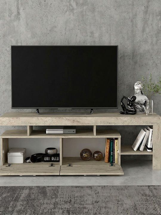 TV-Ständer Acnes Travertine M160xP40xH53cm