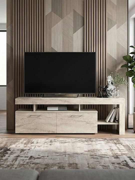 TV-Ständer Acnes Travertine M160xP40xH53cm