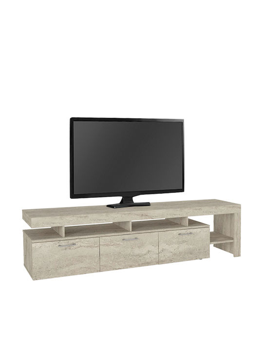 TV-Ständer Acnes Travertine M220xP40xH52cm
