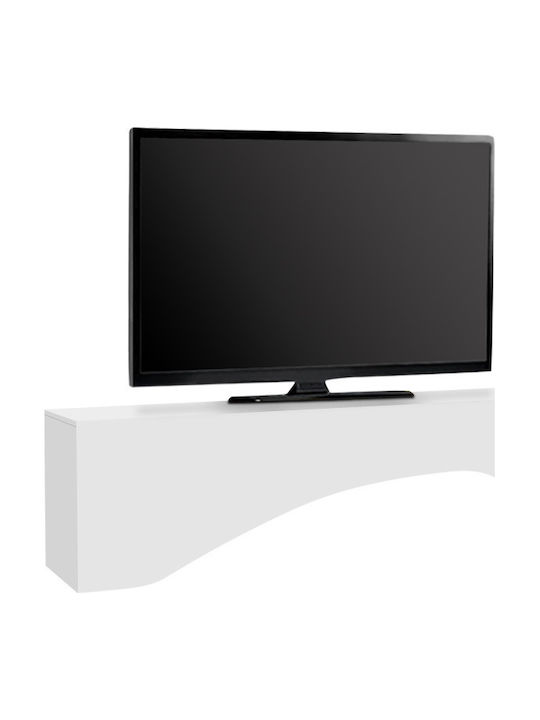 Έπιπλο Τηλεόρασης Mara με Φωτισμό LED Λευκό Μ150xΠ31.4xΥ40cm