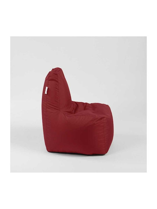 Puf Relax Wasserdichter Sitzsack Rot 50x40x55cm