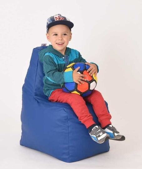 Puf Relax Sitzsack Blau 50x40x55cm