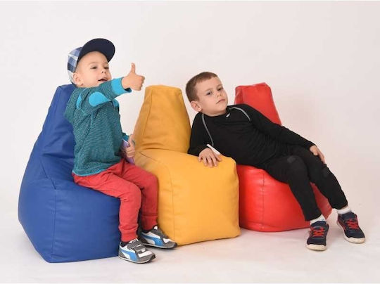 Puf Relax Sitzsack Blau 50x40x55cm