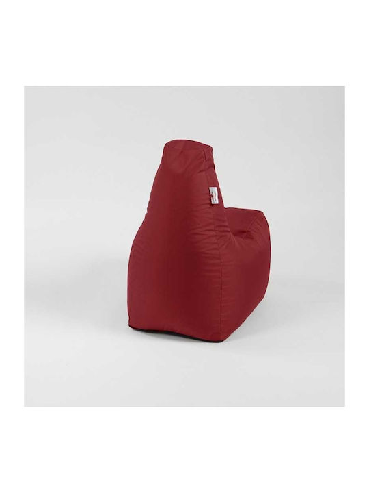 Puf Relax Wasserdichter Sitzsack Rot 50x40x55cm