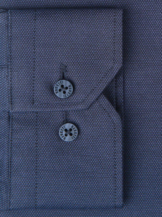 Long Sleeve Blue Shirt