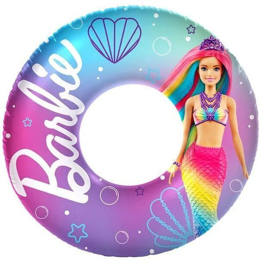 Gim Inflatable Sea Swim Ring Barbie Mermaid 51cm 872-19110