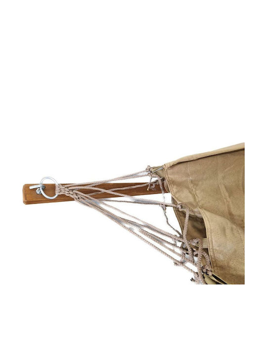 SteweHome Fabric Beige Hammock 90x180cm