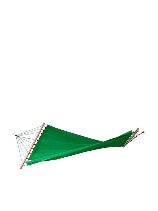 SteweHome Double Fabric Green Hammock 120x180cm