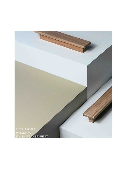 Finetto Mâner Pentru Mobilier Din Lemn Stejar Cu Centrele Găurilor 128mm 273-UPR0066#12 Finetto Mâner Pentru Mobilier Din Lemn Stejar Cu Centrele Găurilor 128mm 273-UPR0066#12