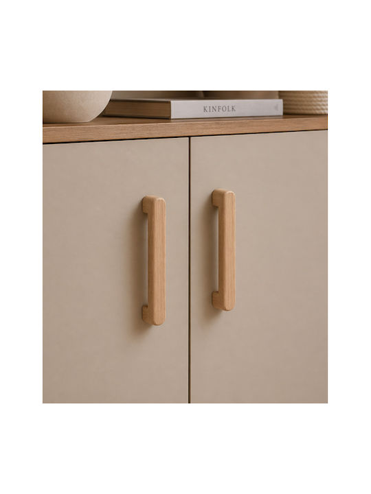 Finetto Mâner Pentru Mobilier Din Lemn Stejar Cu Centrele Găurilor 160mm 273-UPR0076#16