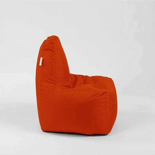 Pufrelax Sitzsack Wasserdichte Neon Orange 50x40x55cm
