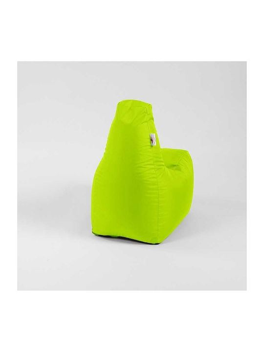 Puf Relax Wasserdichte Pouf Neon Grünes 50x40x55cm