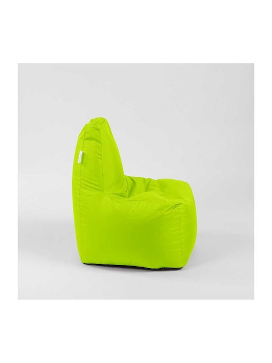 Puf Relax Wasserdichte Pouf Neon Grünes 50x40x55cm