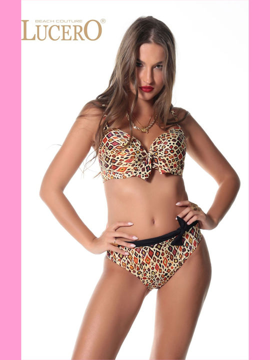 Bikini Oberteile D Becher Mit Polsterung Cremfarben