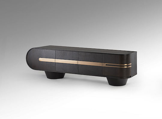 Living Room TV Unit Pink Gold
