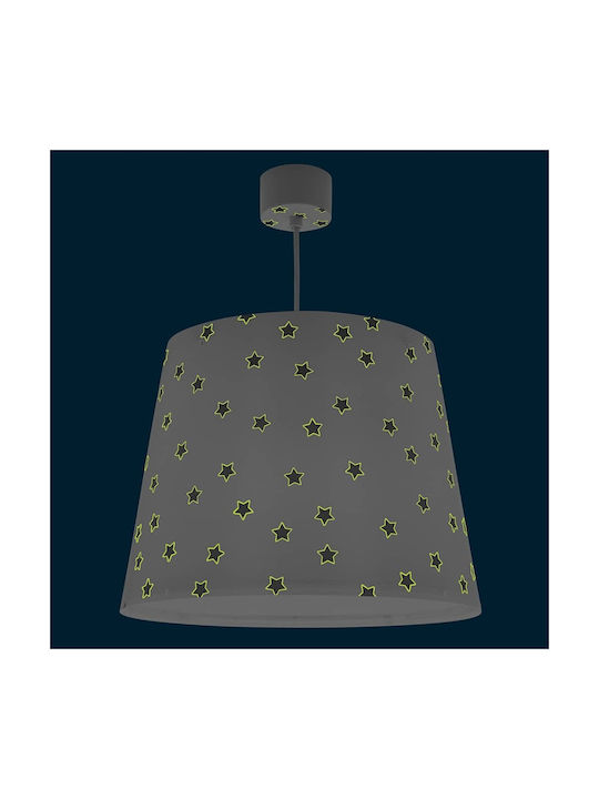 Ango Single-Light Kids Ceiling Light Hanging Made of Plastic 15W with E27 Base White 33x25cm