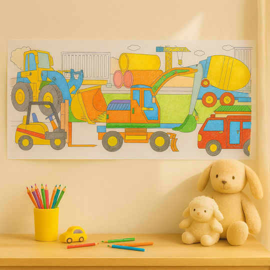 Relaxdays Painting for Children 3+ Years