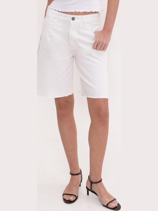 Γυναικεία Βερμούδα Τζιν White