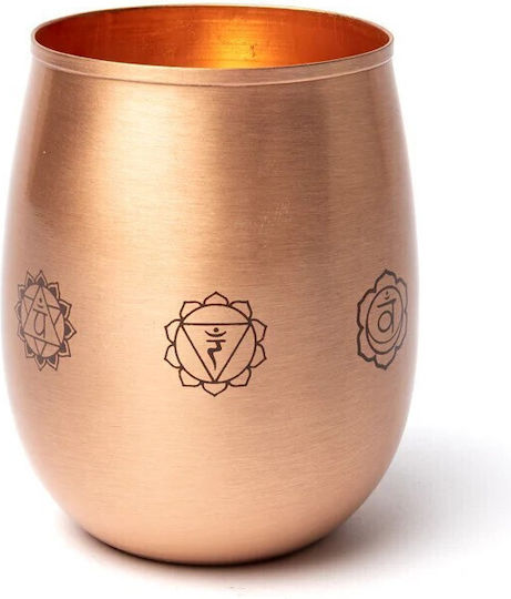 Χάλκινο Ποτήρι 7 Chakras Handmade Pure Copper Mug 350ml