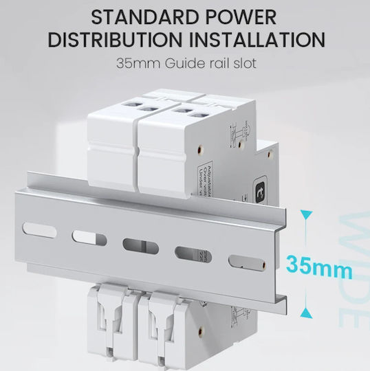 Smart Switch Tongou To-q-sy1-wt-dc System Tuya Wi-fi 1p+n 12-80v 63a