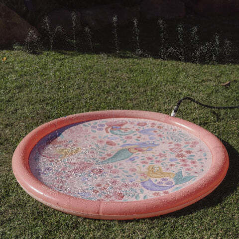 Little Dutch Inflatable Play Mat Sprinkler Dreamy Mermaid Pink 150 Cm