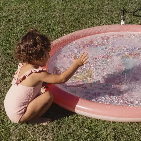 Little Dutch Inflatable Play Mat Sprinkler Dreamy Mermaid Pink 150 Cm