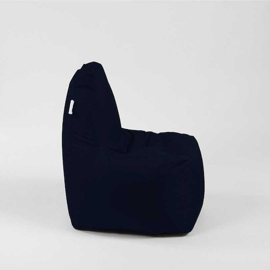 Bean Bag Chair Waterproof Navy Blue 50x40x55cm