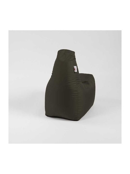 Bean Bag Chair Waterproof Cappuccino 50x40x55cm