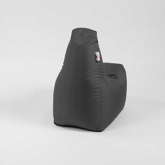 Bean Bag Chair Waterproof Dark Grey 50x40x55cm