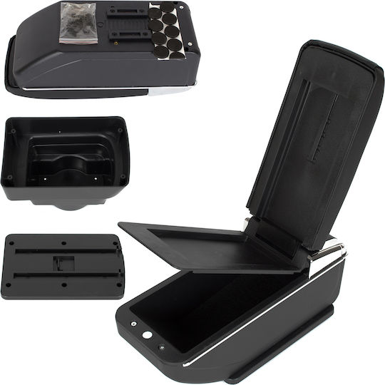 Opel Astra Iv J 09-18 Armrest Storage Black Eco-leather + Installation Kit